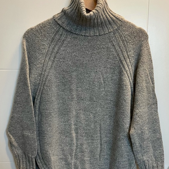Mango Grey Turtleneck Sweater - Picture 2 of 3